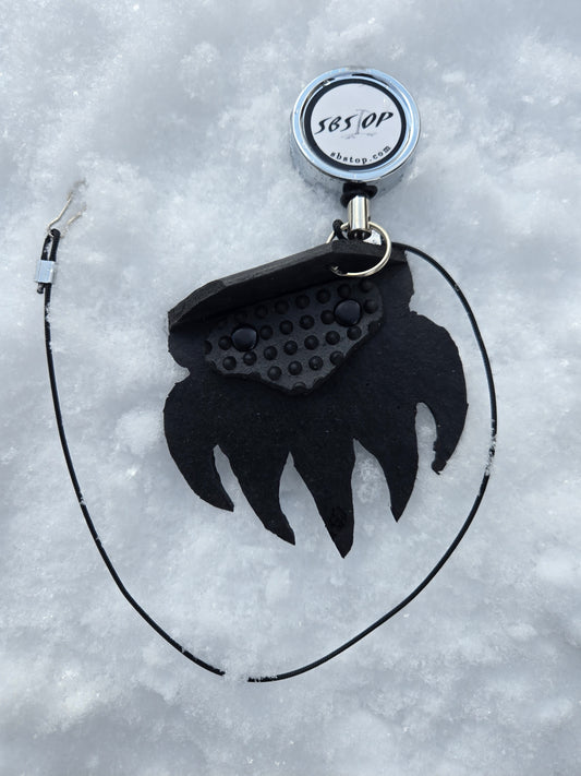 SBStop Grizzly Paw snowboard friction pad with claw-like traction design