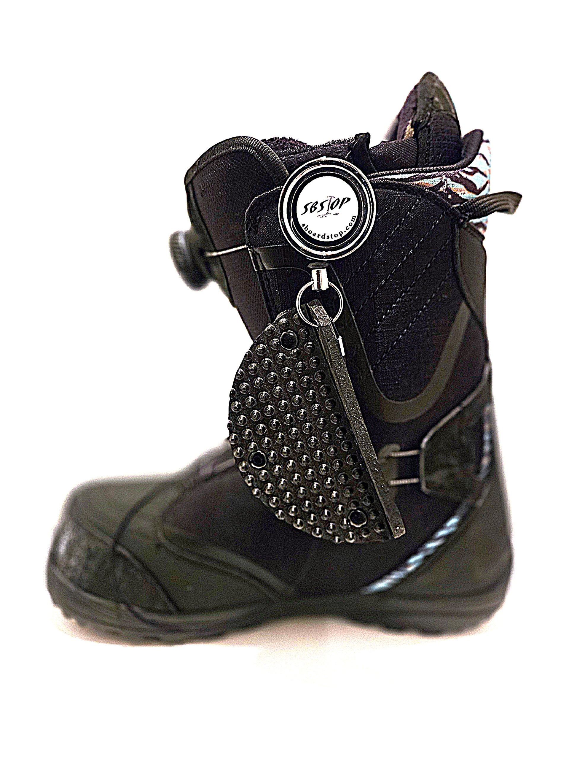 Heavy Duty D-Pad installed on snowboard for stable launch