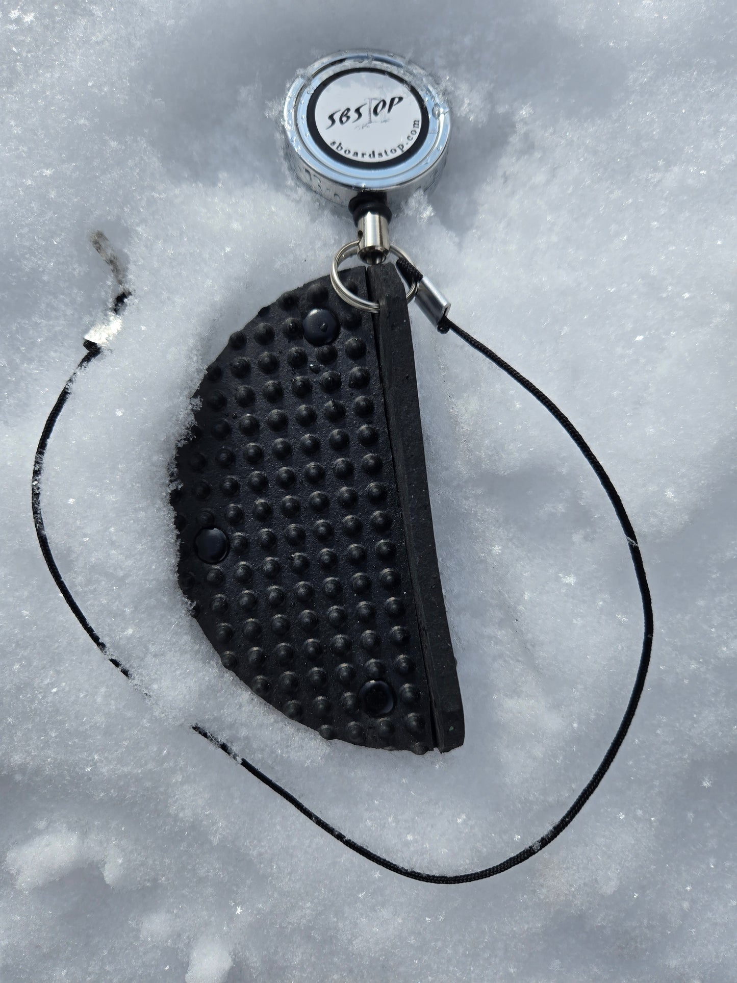 SBStop Heavy Duty D-Pad snowboard friction pad in black