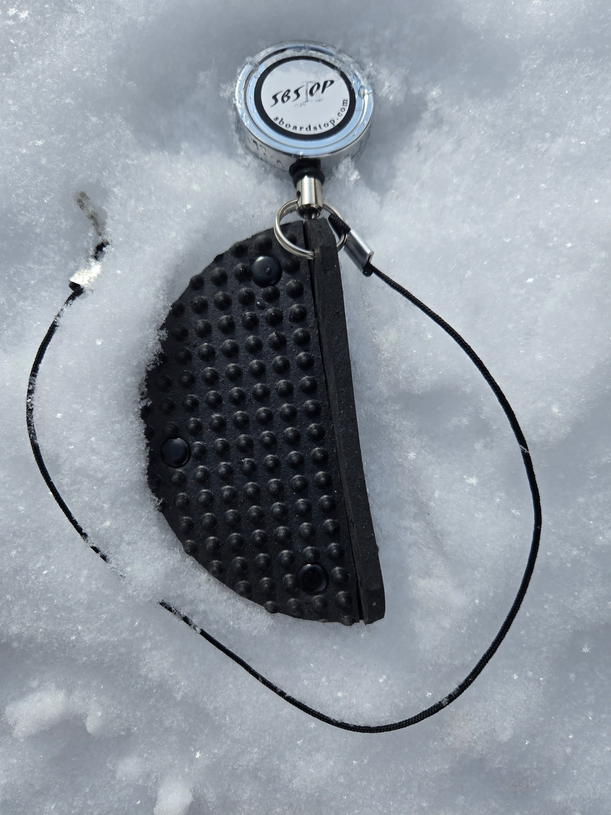 SBStop Heavy Duty D-Pad snowboard friction pad in black