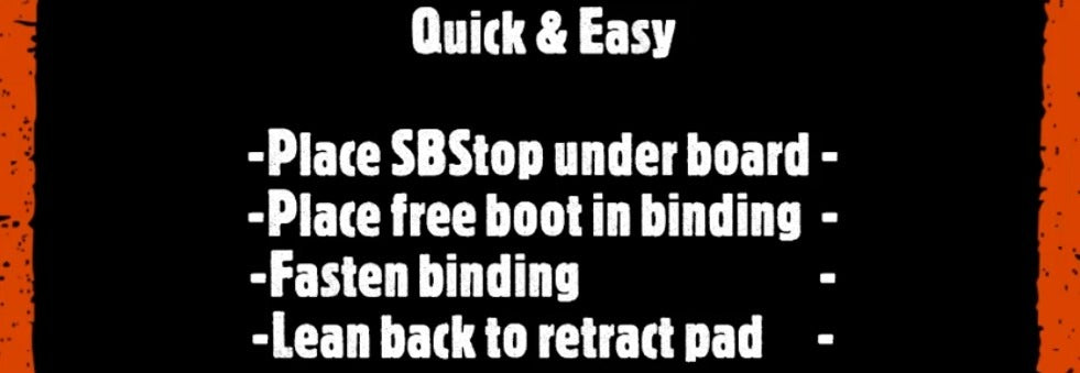 Load video: SBStop Friction Pad video - How to 